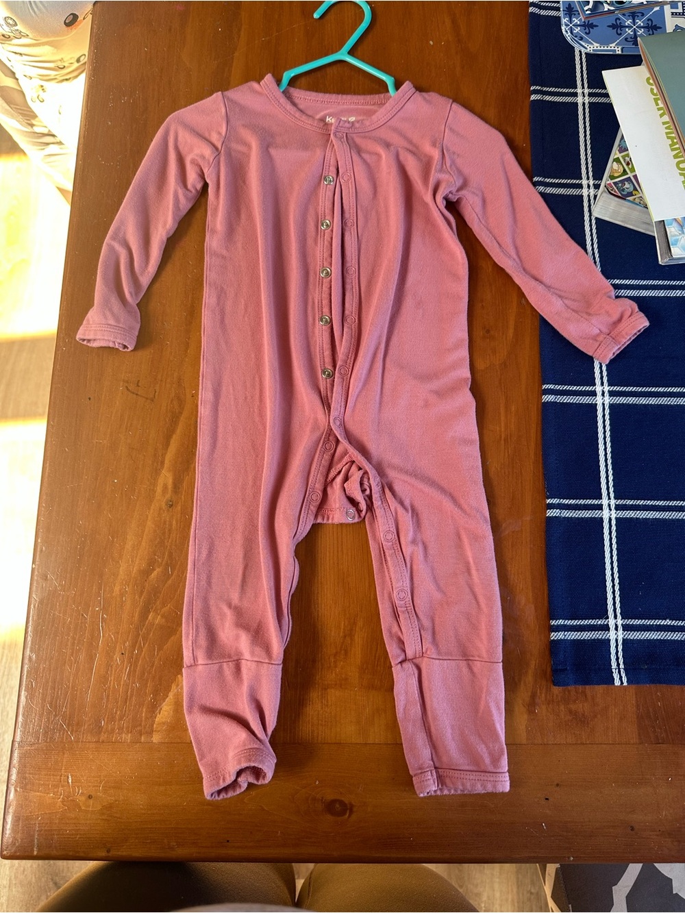 Kyte BABY Mauve Pink Long Sleeve Footie One-Piece